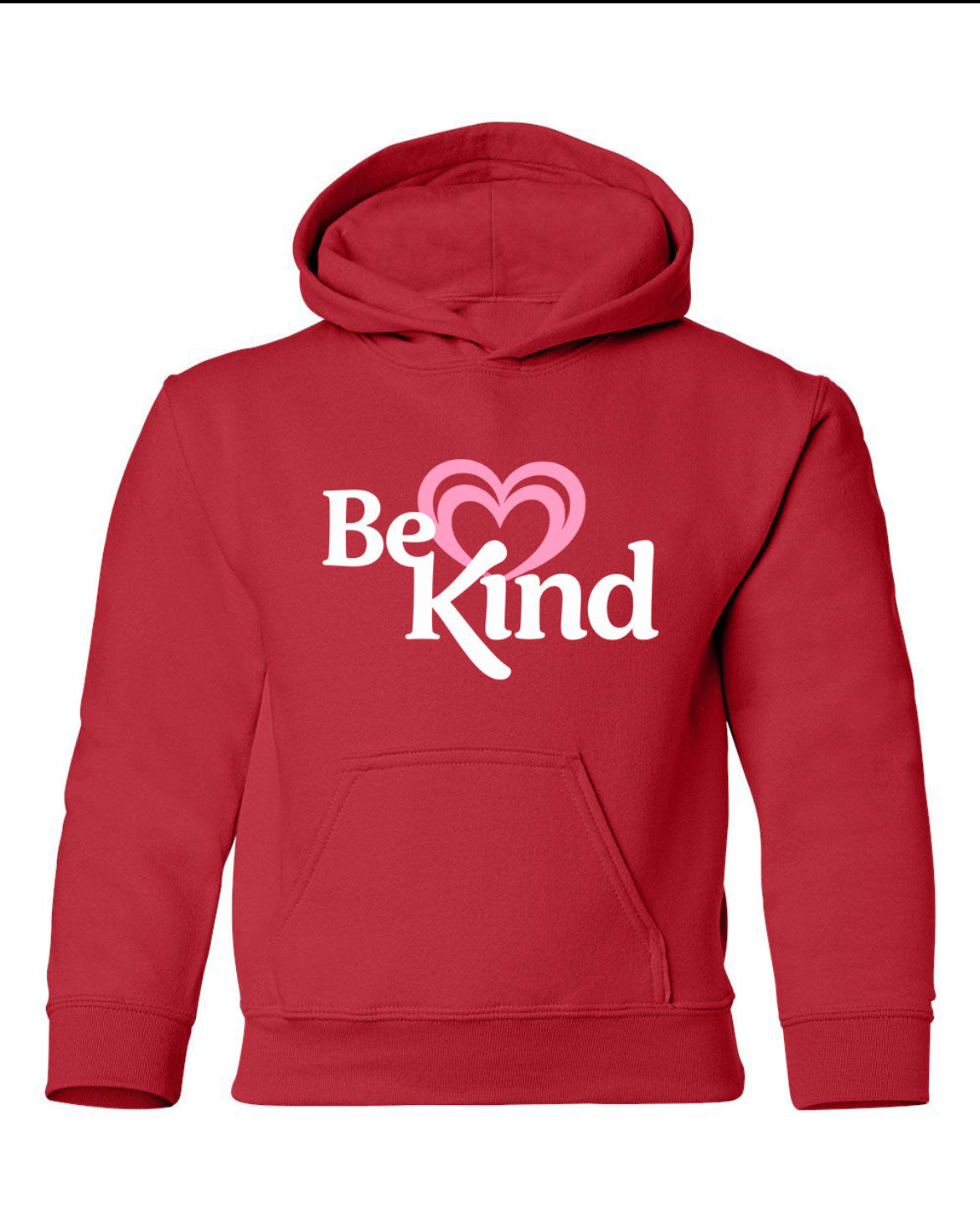 Be Kind Valentine's Heart Hoodie